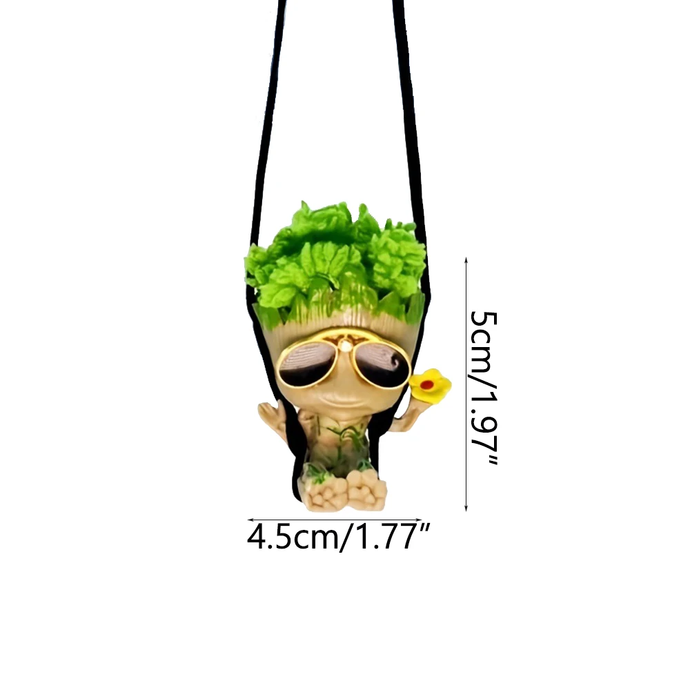 Produktbild von Jatour Kleiner Dinosaurier Auto Rückspiegel Anhänger Anime Tiere, Auto Anhänger Hängendes Ornament, Schaukel Auto Anhänger Für Spiegel, Autospiegel Hängendes Zubehör Geschenke Für Frauen änner
