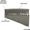 Pegboard Tool Organizer Space-saving Tool Organizer Tool Storage Bag with 16 Pockets Waterproof Wrench Roll for Capacity 3