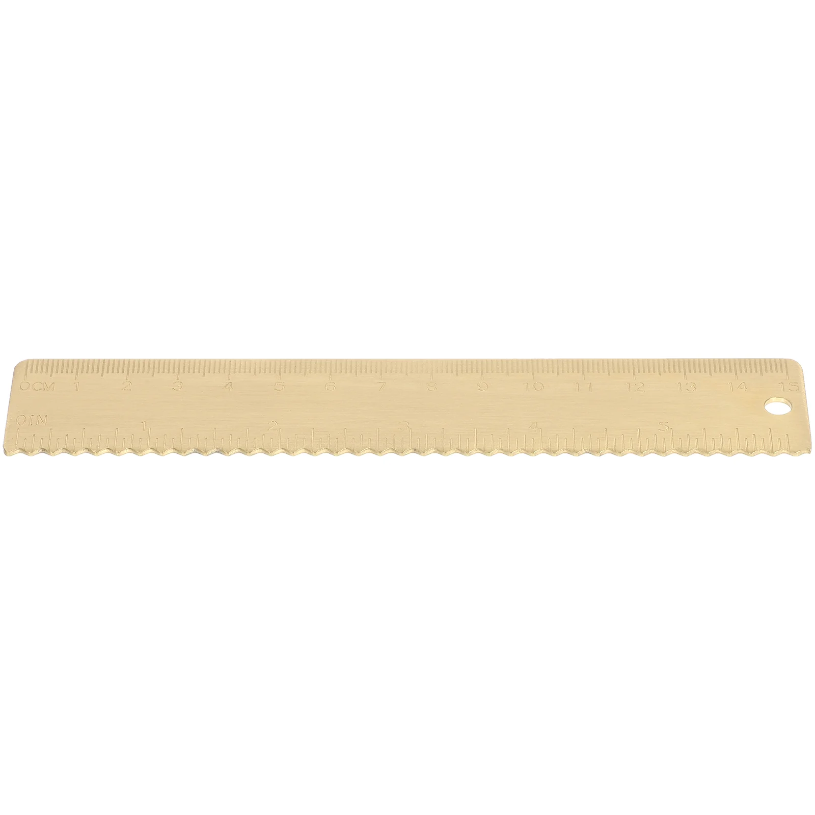 

Geometric Ruler Bookmark Brass Office Professional Drafting Tool Straight Board