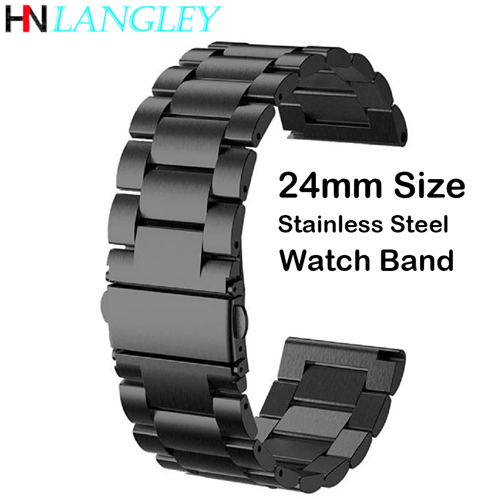 Correa De Reloj Para Samsung Gear S3 S2 Frontier, Correa De Reloj Clásica De Acero Inoxidable De 46Mm Para Huawei Gt2 Honor Magi