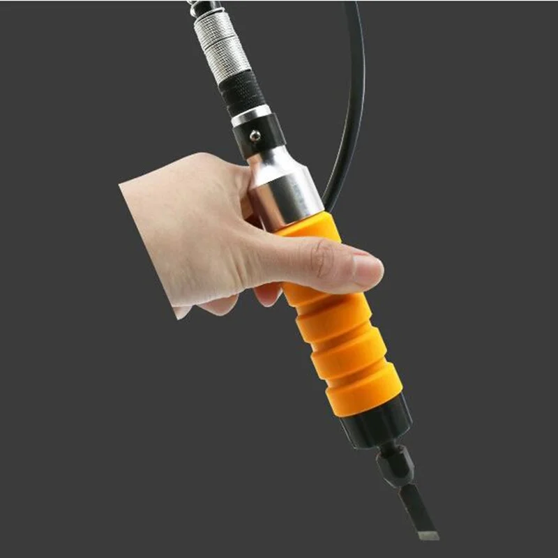 Set Scalpelli Elettrici Per Intaglio Legno – Vibrazione Ad Alta Velocità, 5 Coltelli, Albero Flessibile – Per Legno, Ebano, Plastica Morbida - 4