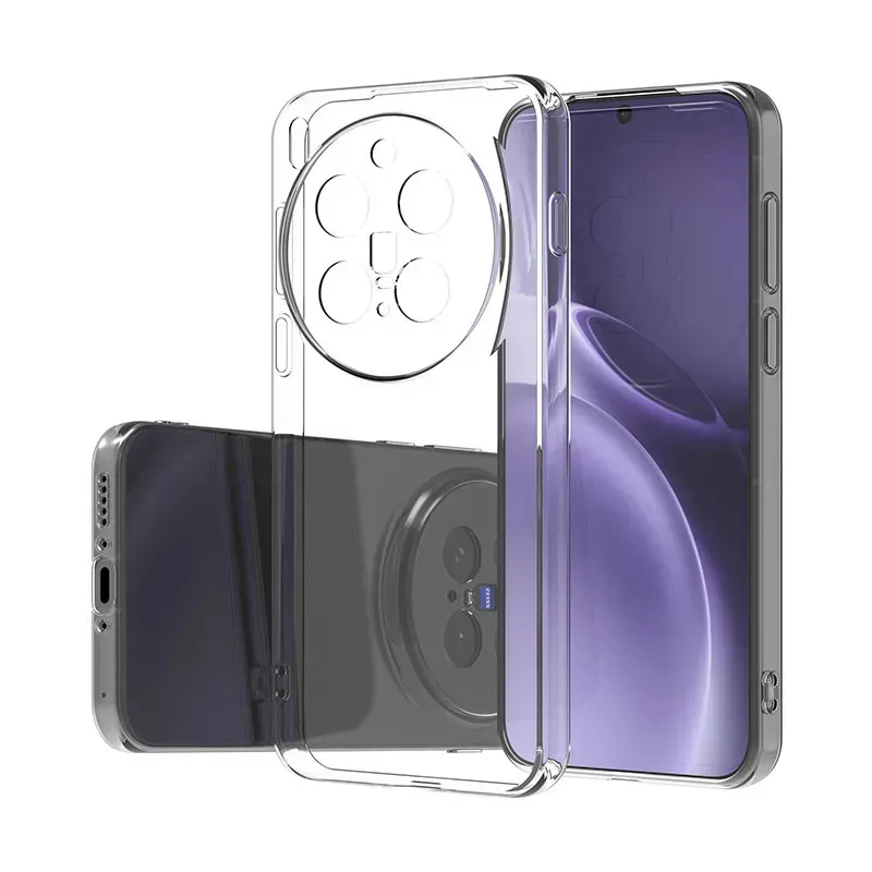 Slim Soft TPU Clear Transparent Phone Case - Simple Design Back Cover s Carcase