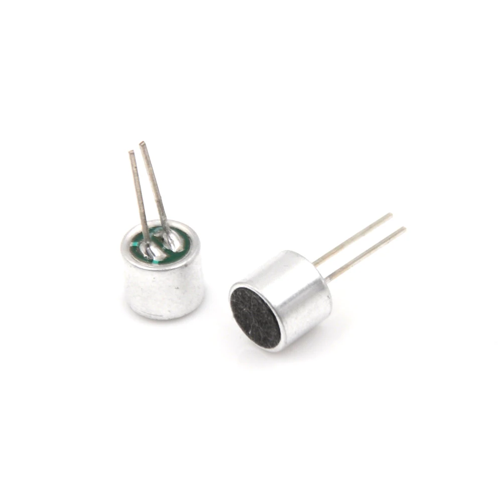 

20 шт., микрофонные вставки 6050 с конденсатором PCB Pins