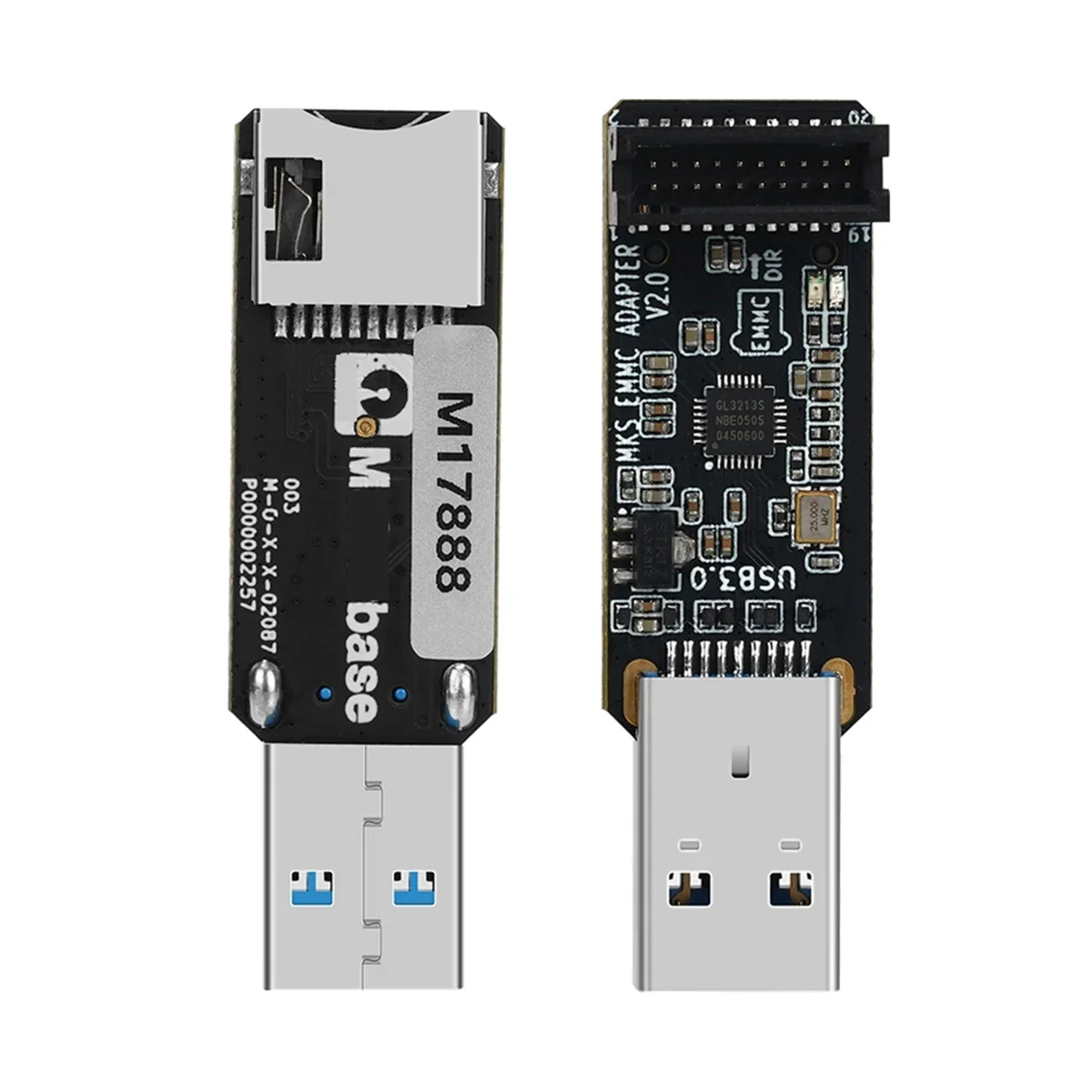 MKS EMMC-ADAPTER V2 용 USB 3.0 카드 리더기, MKS EMMC 모듈 마이크로 SD TF 카드, MKS Pi MKS SKIPR