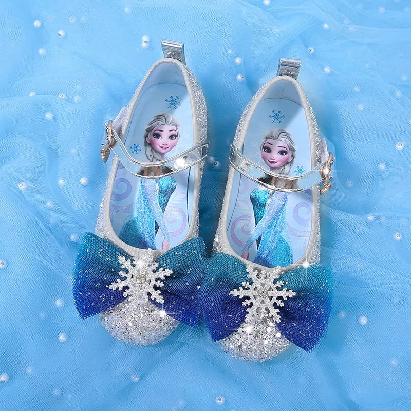 DisneyPrincessElsaShoesGirlsFrozenFantasySequinsPerformance