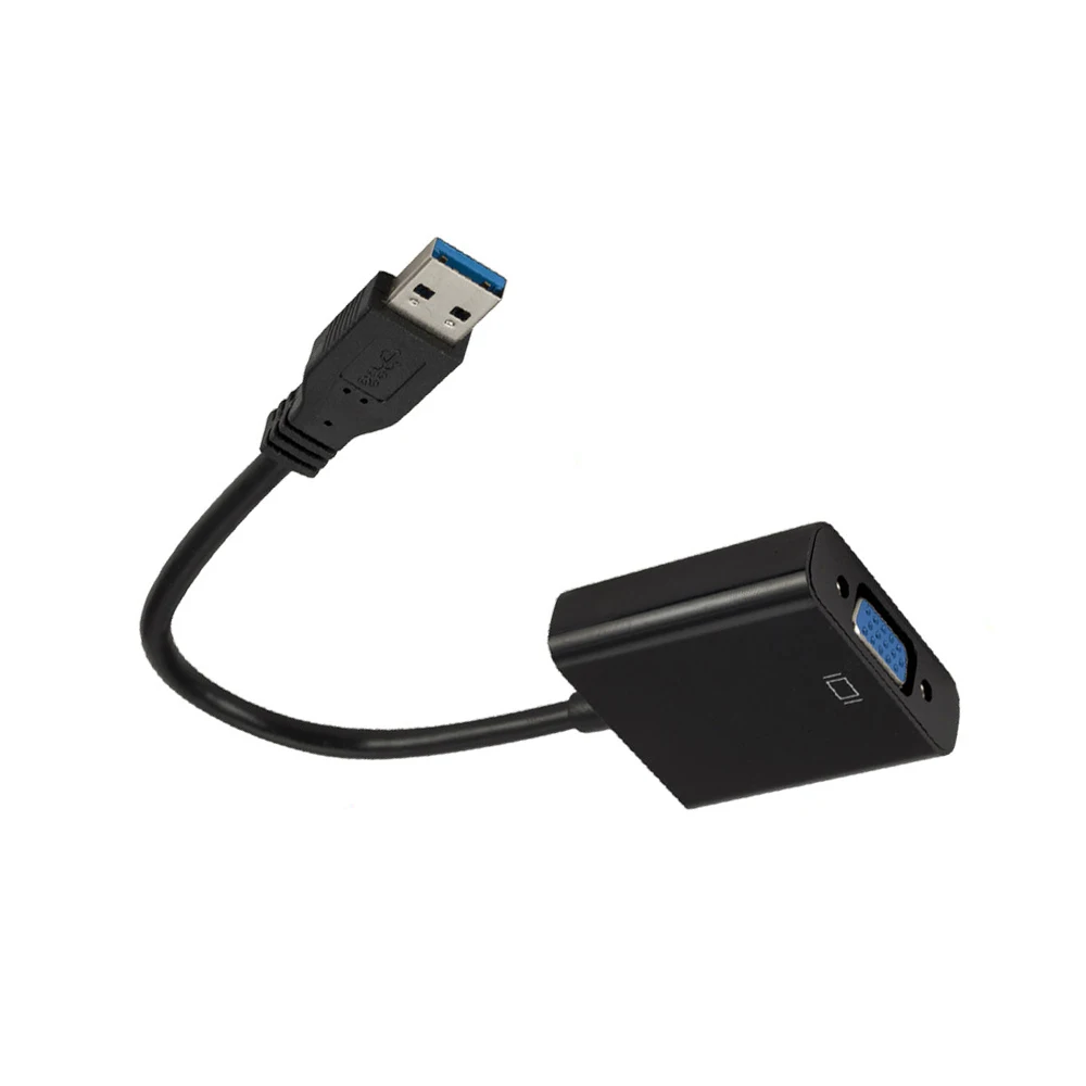 USB 3.0 to VGA Multi-display Adapter Converter External Video Graphic Card for Windows 7/8 Laptop DVD Player Tablets usb adapter converter