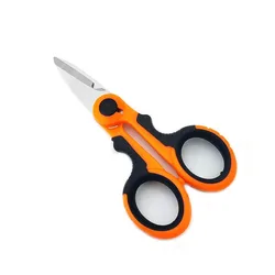 Multi - Functional Electrician's Serrated Shears for Fishing and Insulated Wire/Cable Cutting (Dyneema scissors 1pc)