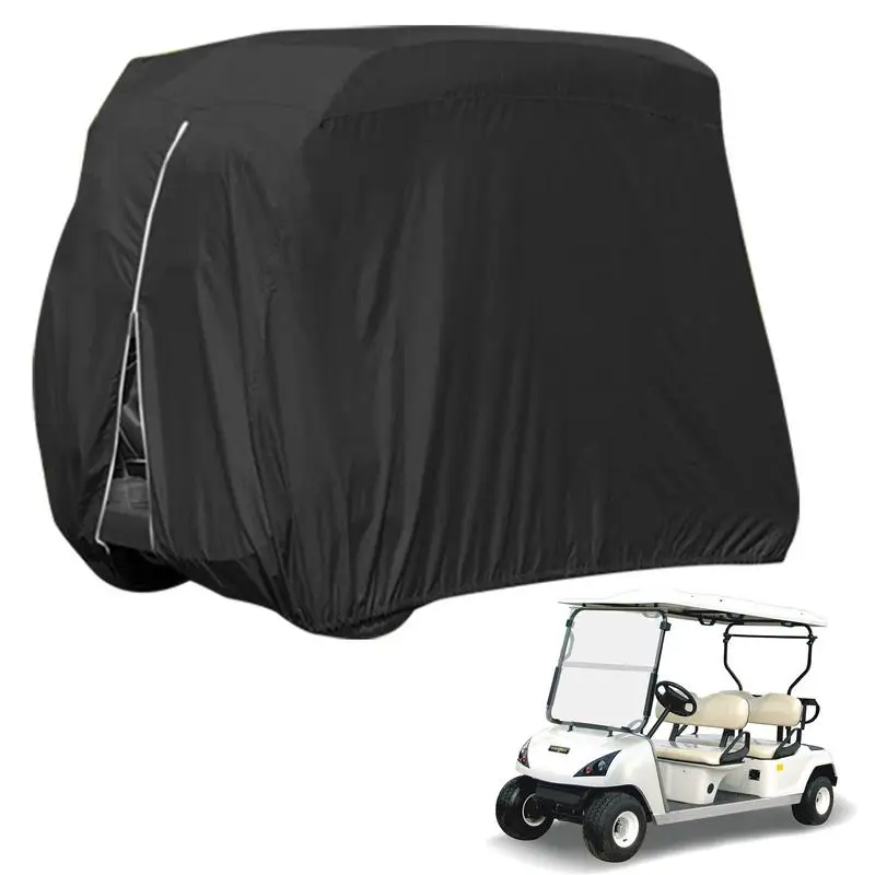 Waterproof Golf Cart Cover 4 Passenger Rain Cover S/M Size Oxford Cloth Cover Golf Accessories