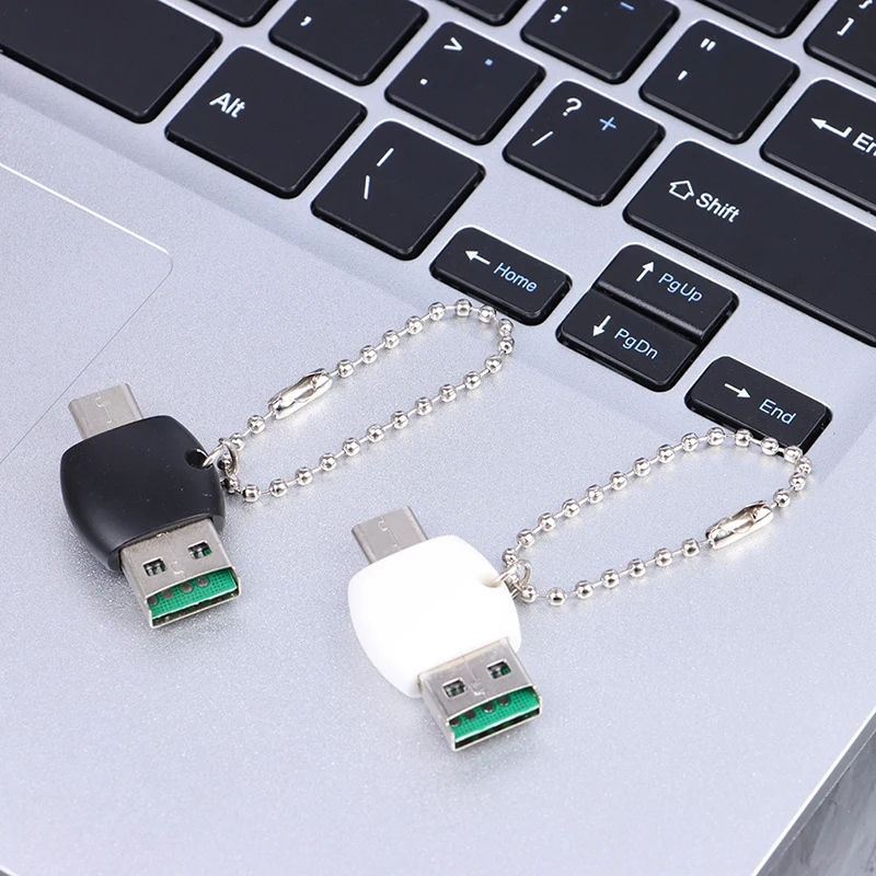 타입-c 카드 리더기 USB C OTG 2 인 1 2.0 c형 카드 리더기, PC 노트북용 USB 어댑터 메모리 플래시 드라이브 c형 리더기