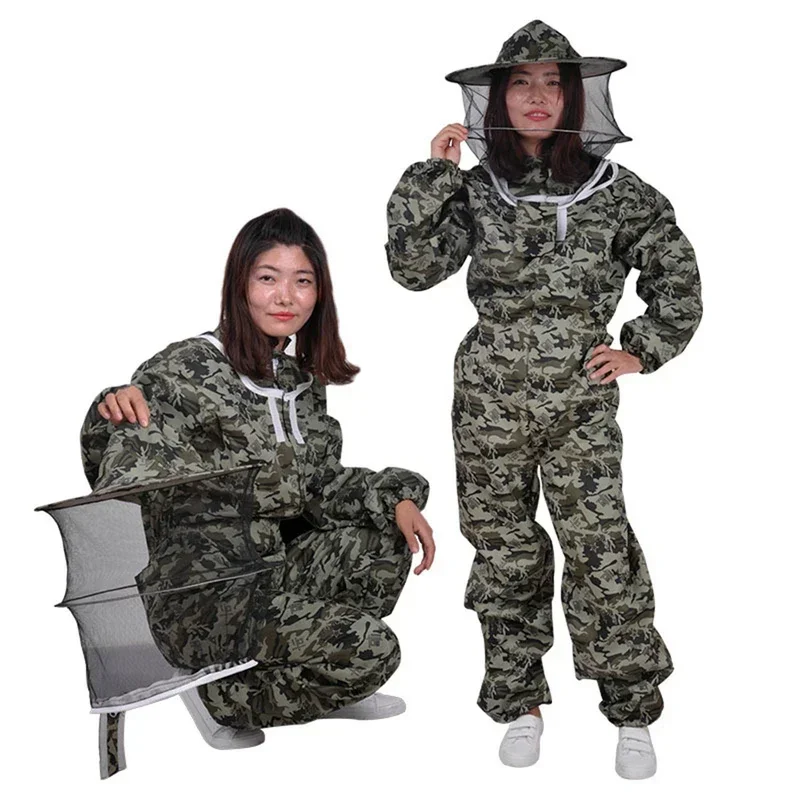 Anti-bee Clothes Beekeeping Protective Clothing Camouflage Professional Beekeeper Protection Equipment