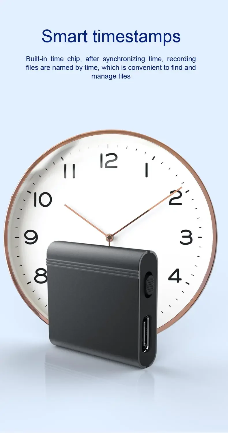 timestamp recording files