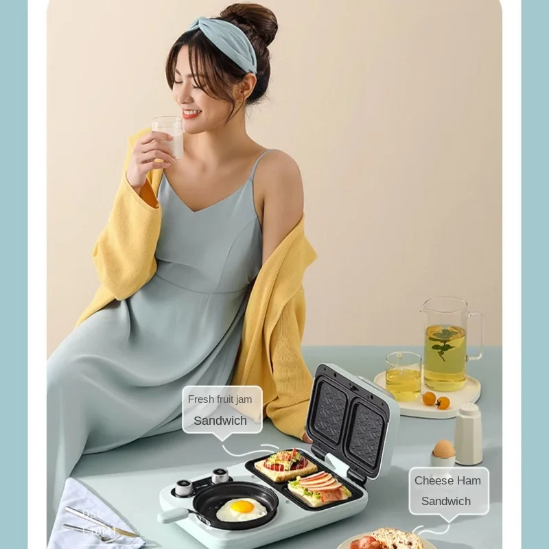Sandwich Machine Breakfast Machine Household Small Light Food Machine Multi-Function Toaster Toaster Fantastic 3