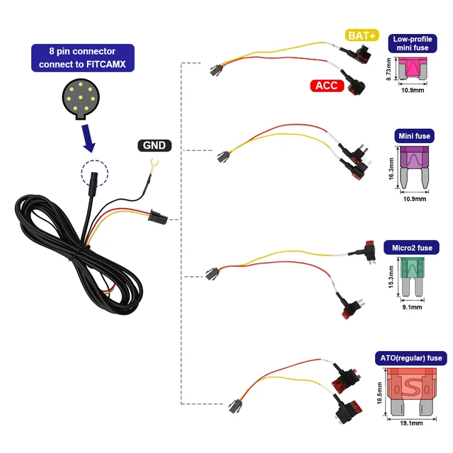 OBD Cable Kit For Fitcamx – FITCAMX