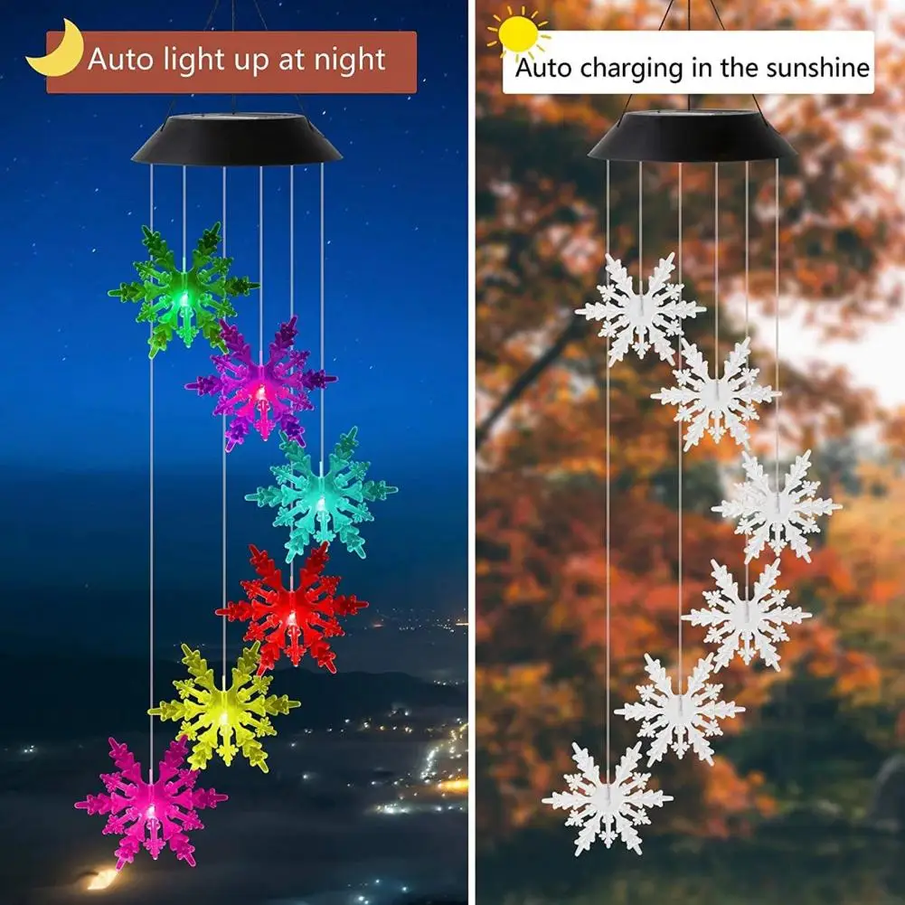 

Patio Decoration with Solar Wind Chime Energy-saving Solar Halloween Wind Chime Lights Festive Outdoor Patio Party Decorations