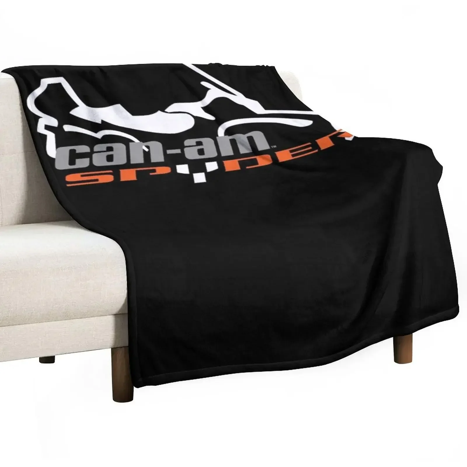 

CAN AM SPYDER SILHOUETTE LOGO Classic T-Shirt Throw Blanket blankets and throws Extra Large Throw Blankets