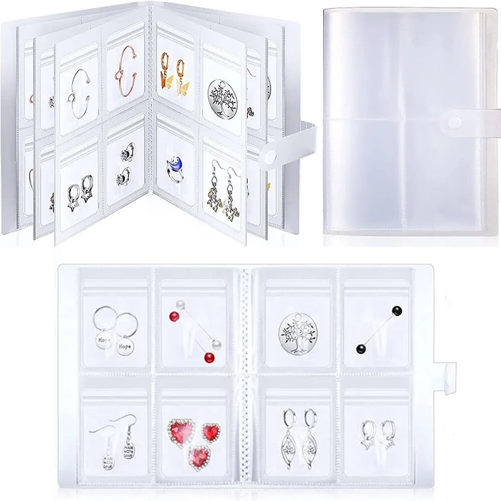 A6 Clear Storage Album Stamp Cutting Dies Storage Book Organizer Folder for DIY Scrapbook Sticker Photo Postcard Booklet