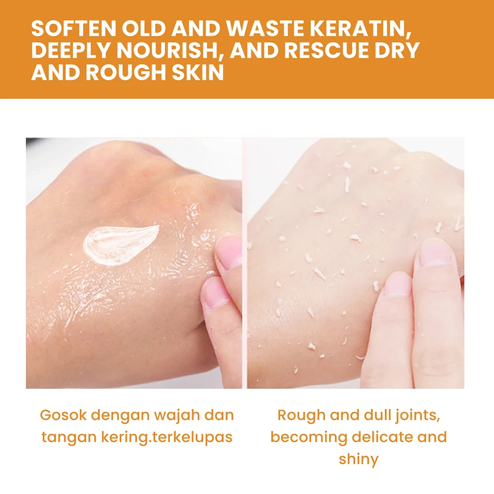 50g Body Exfoliating Gel For Dead Skin Removal Skin Rejuvenation Lightening Body Peeling Gel Facial Scrub Cleansing Cream