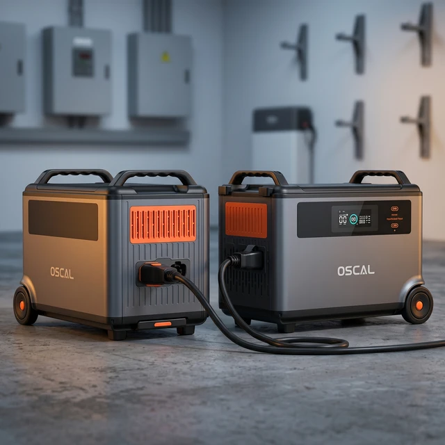 Batterie LiFePO4 3600Wh extensible 57,6 kWh – système de stockage d'énergie modulaire compatible PowerMax6000, alimentation solaire domestique et secours haute capacité 1