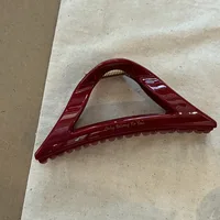 French Red Collection! Large Grip Letters Gold Label Back Head Updo Shark Clip Hair Accessories Headwear Hairpin Hair Claw - Image 3