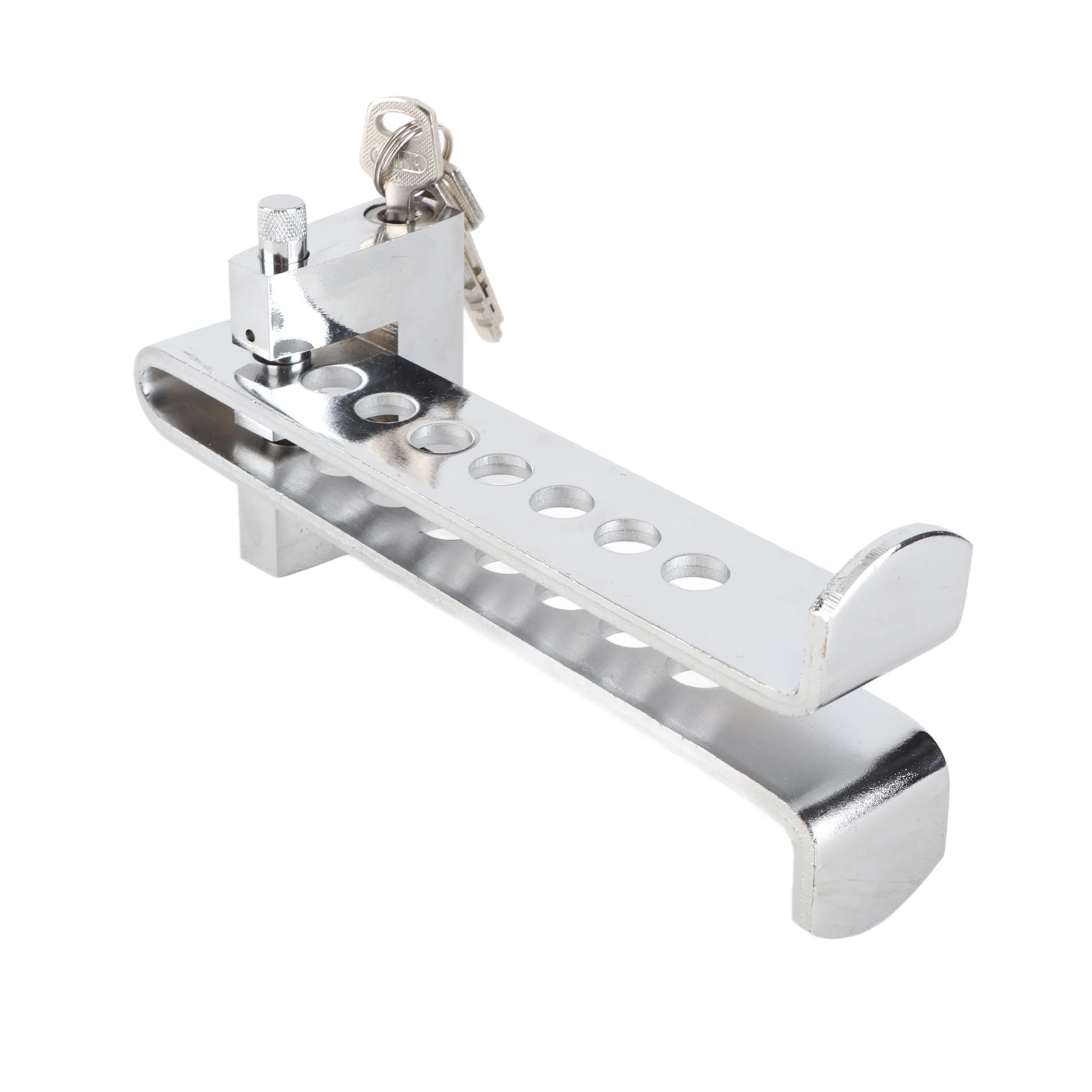 Anti Theft Device Lock Car Brake Stainless Safety Lock Tool Accelerator Pedal Anti‑theft Pedal Door