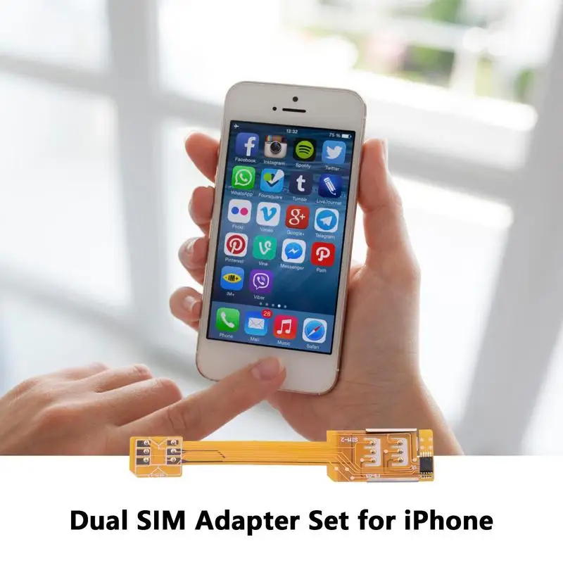 Фото Адаптер для Sim-карты с двумя SIM-картами и функцией онлайн-переключения №2