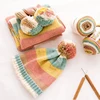 3pcsX100g Rainbow Yarn 5 Strand Segment Dyed Yarn DIY Handmade Knitted Yarn for Sweater Hat Scarf Sofa Cushion Cake Yarn 193M 4