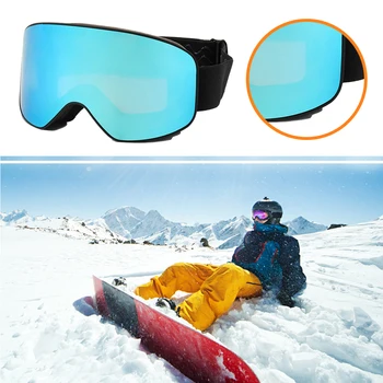 Ski Goggles Men Women Winter Anti-Fog Snow Ski Glasses With Free Mask Double Layers Snowboard Goggles Sports Accessories 3