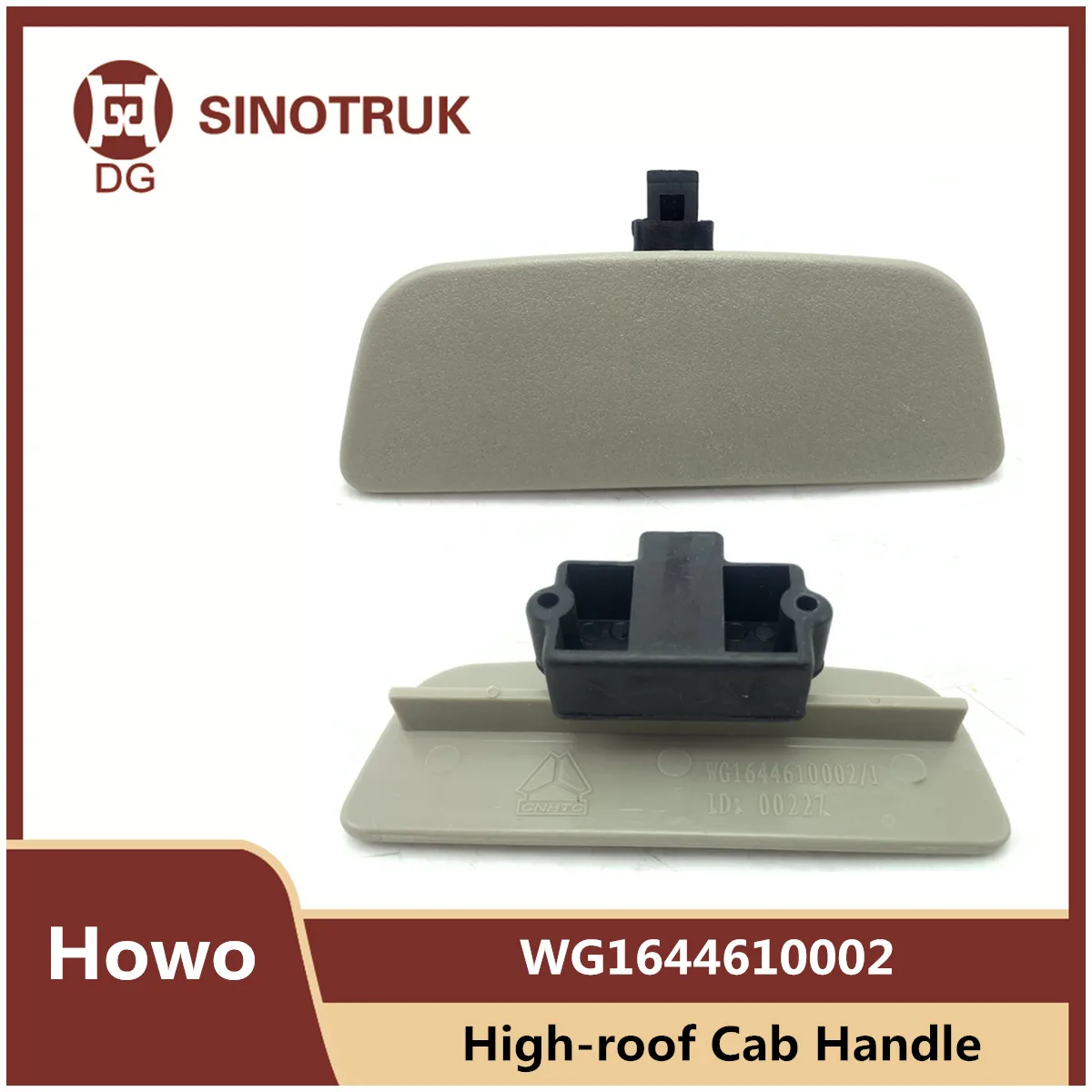 front axle steel plate liner for sinotruk howo t5g t7h sitrak buffer rubber sleeve pad truck parts WG1644610002 Handle For Sinotruk Howo High-roof Cab Inner Glove Box Lock Storage Box Buckle Hand Tool Box Switch