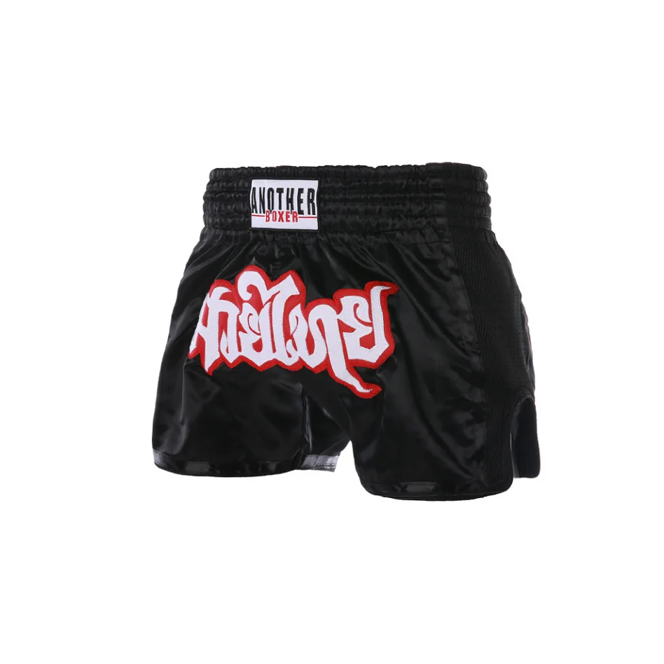 Summer Men And Women New Net Cloth Muay Thai Shorts Sturdy MMA Fighting Pants Simple And Beautiful children's Boxer Trunks