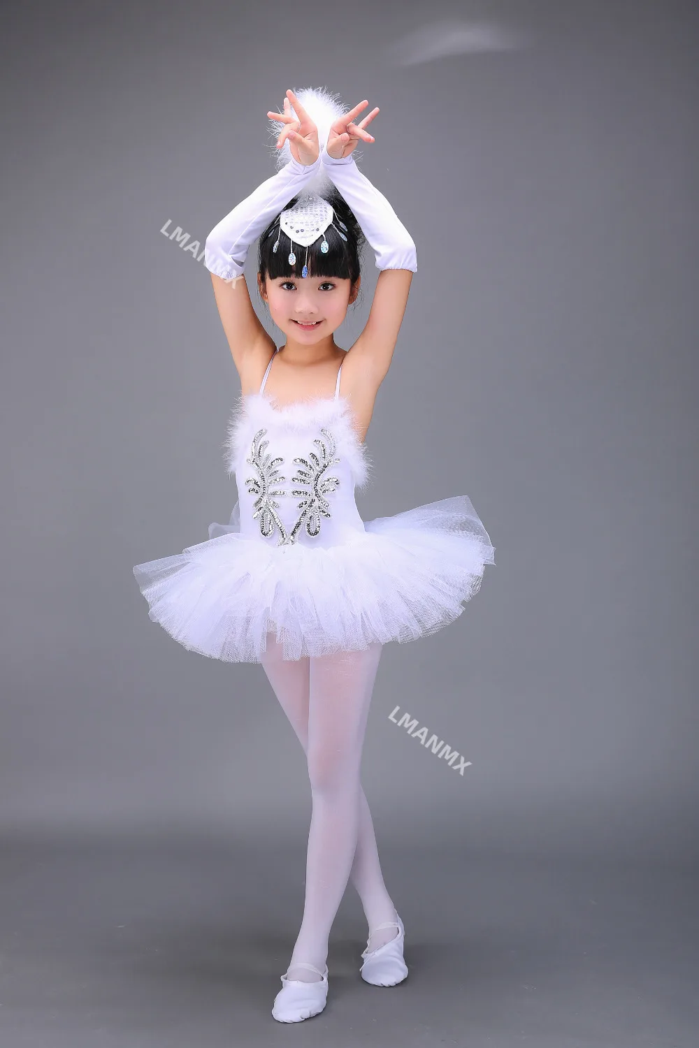 Swan Lake Tutu White Swan Lake Ballet Tutu - Puffy Ballet Costume With ...