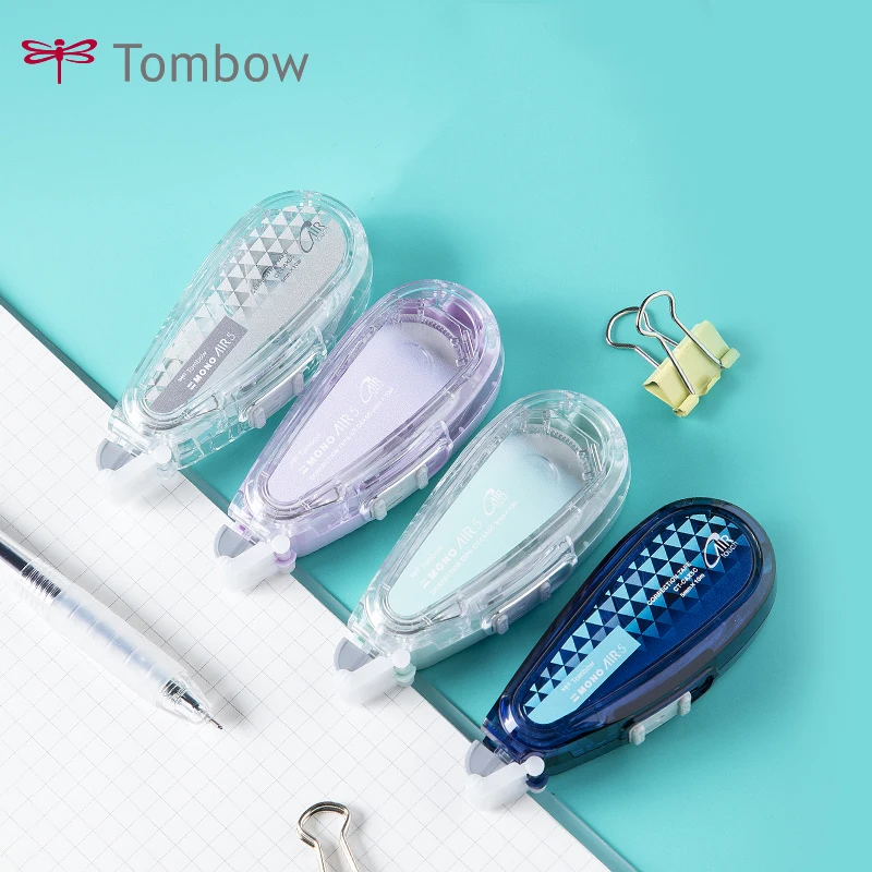 Japan Tombow MONO Air 5 Mute Correction Tape Clear Color Large Capacity 10m Correction Tape Replacement Core CT-CAX5C Stationary