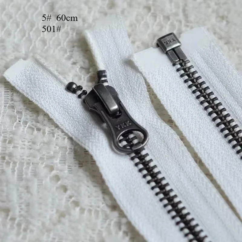 YKK Nylon-Reißverschluss Offenes Ende – 36 Cm, Beige, Auto-lock, Für Jacken, Strickwaren & Mehr