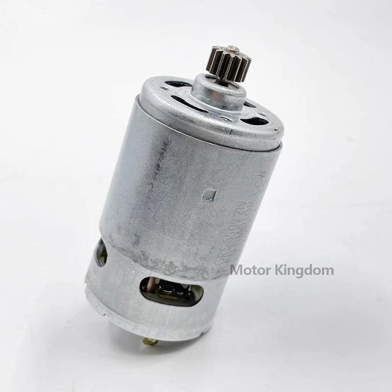 Micro Motor de Alta Velocidade Grs550vc Motor dc 21v 23000rpm 14 Dentes para Brocas Elétricas