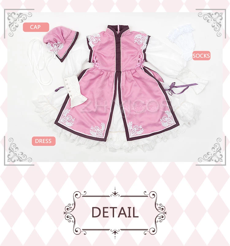 Anime Cardcaptor Sakura Cosplay Kostüm Tomoyo Dadouji Lila Lolita Kleid Karneval Halloween für Frauen 4