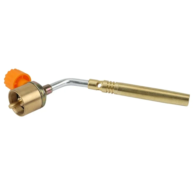 Brass MAPP, Propane Gas Torch, Automatic Ignition Trigger, Heating Welding Burner, Suitable For Camping And Welding 5