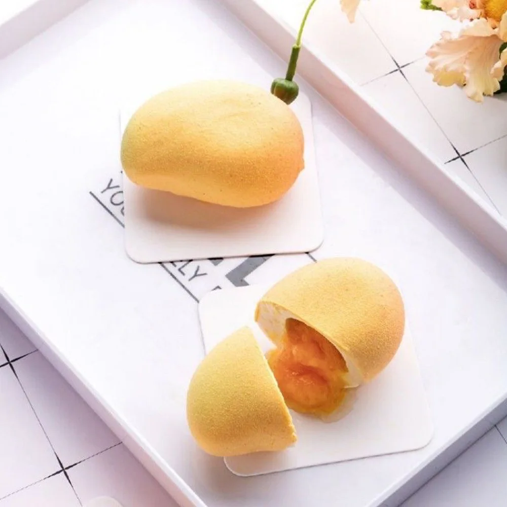 3D Mango Design Silicone Cake Molds Party Pastry Bakeware Fruit Mousse Cake Mould Kitchen Food Grade Dessert Baking Tools 3