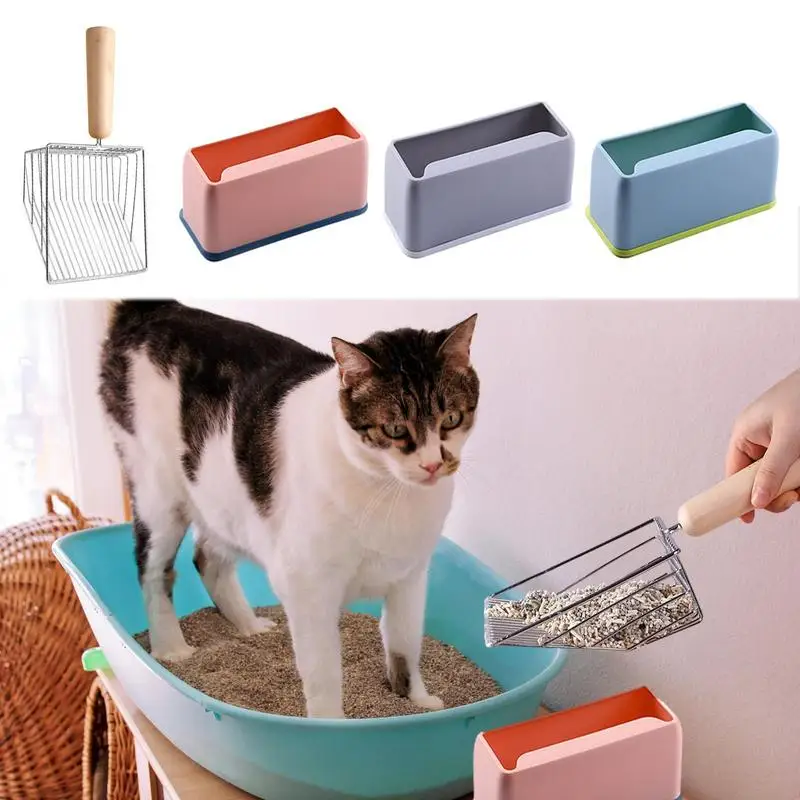 Kitten Scooper Pooper Cat Litter Scooper With Deep Shovel Stainless