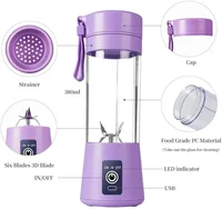 Mini presse-agrumes électrique Portable, chargeur USB, pour Smoothie, Milkshake, automatique, frais, citron, mélangeur de cuisine, tasse de fruits 6