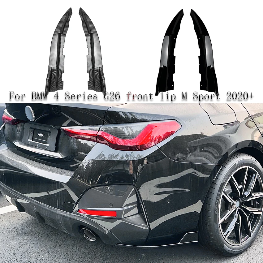 

For BMW 4 Series Rear Wrap Corner G26 M Sport 2020+ Car Spoiler Sticker Cars Exterior Modification Accessories