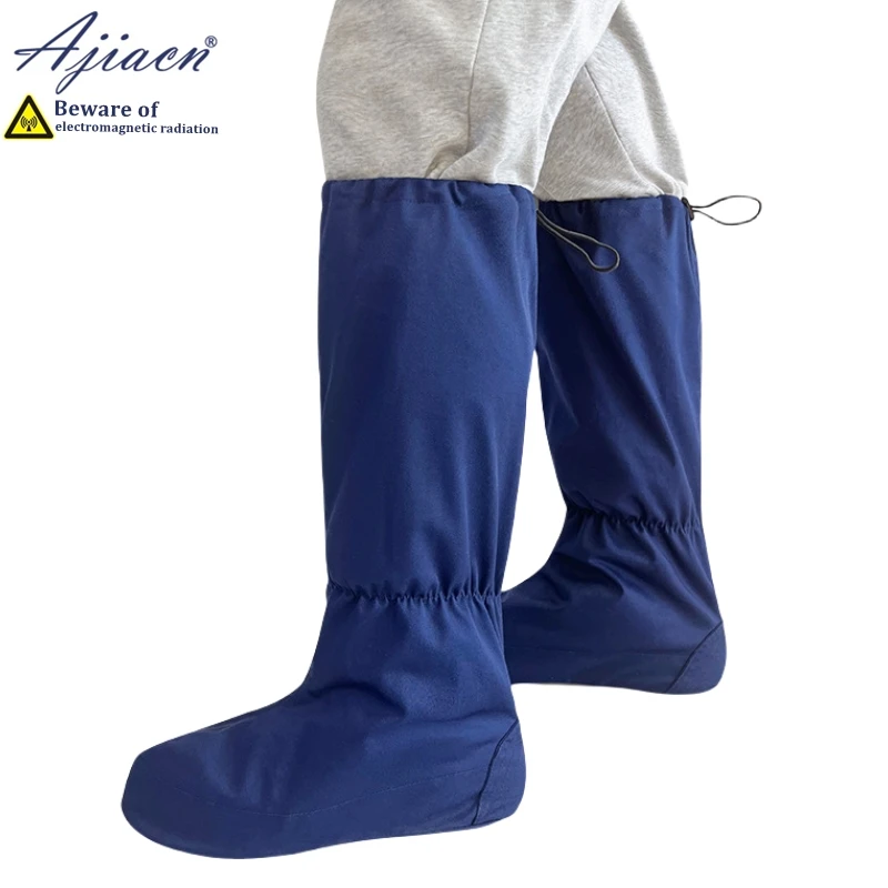 Anti-radiation Long shoe covers power plant, substation, EMC laboratory Electromagnetic radiation shielding Short shoe covers