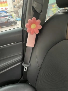 Protezione per Cintura di Sicurezza Auto con Fiori Carini, Protezione Creativa per Spalla, Vendita all'Ingrosso