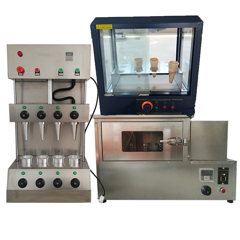 Description Picture 3 of itemCommercial Pizza Display Cabinet Rotary Oven Pizza Conical Egg Cone Machine 110V 220V