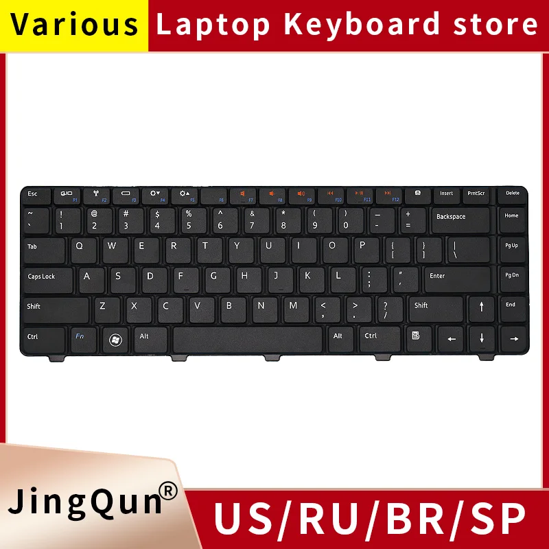 

New US/Spain Replacement Notebook Laptop Keyboard For Dell Inspiron N4010 N4020 N4030 N3010 13R 14R M4010 N5020 N5030