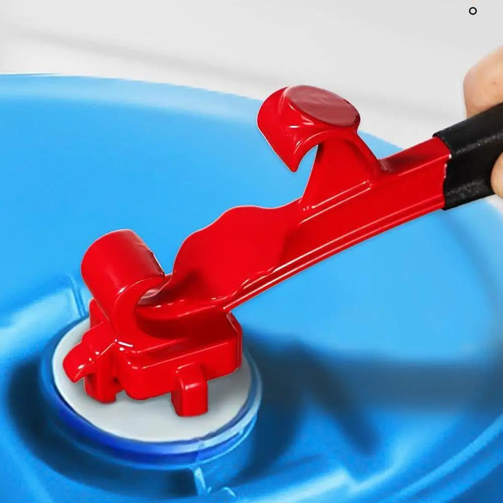 Multifunctional Paint Bucket Open Lid Wrench Labor Saving Non Slip Metal Barrel Lid Opener Tool Rust Resistant