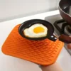 Silicone Insulated Mat, Silicone Anti-scald Anti-slip Plate Pad, Heat Insulation Pad, Pot Pad, Thickened Dishes, Table Pad, High 2