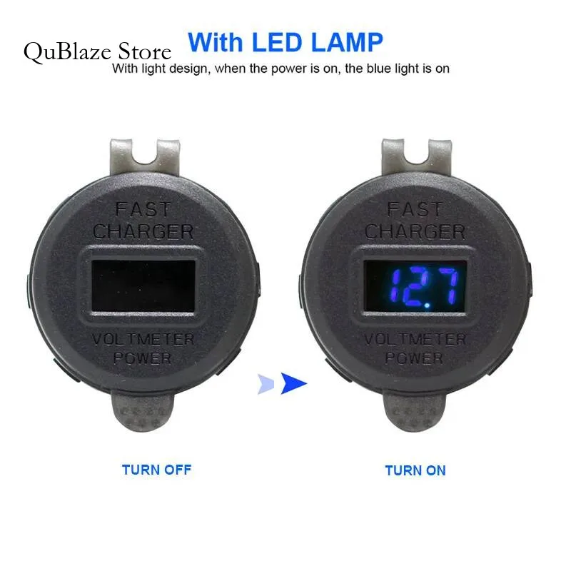 18W QC3.0 USB + 듀얼 45W PD USB-C 고속 충전기(켜기 끄기 스위치 포함)