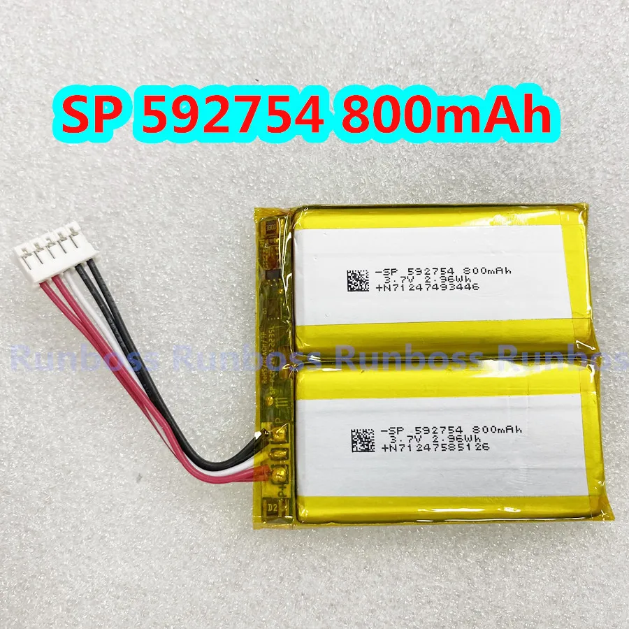 

3,7 V SP 592754 800mAh SP592754 литий-ионная полимерная литиевая батарея гарнитура и динамики с Bluetooth TOY,POWER BANK,GPS,mp3,mp4
