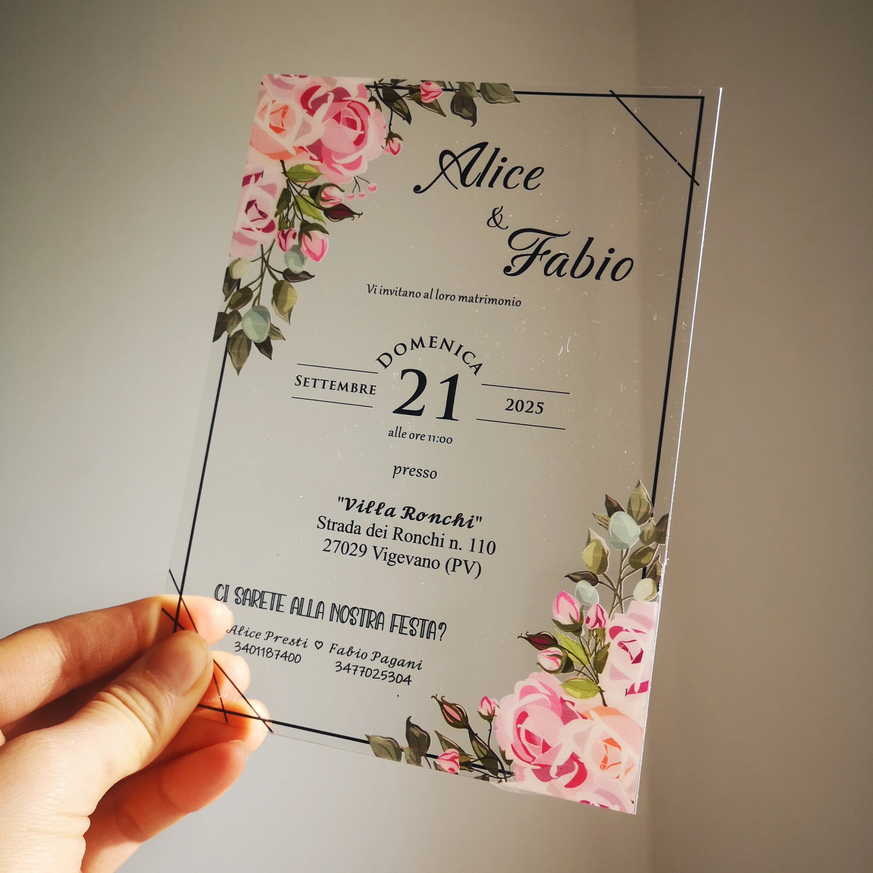 1mm customize wed Date,Transparent Wedding Invitation Card,Acrylic Hebrew,Prayer Blessing,Shabbat Design Bar Mitzvah Gift