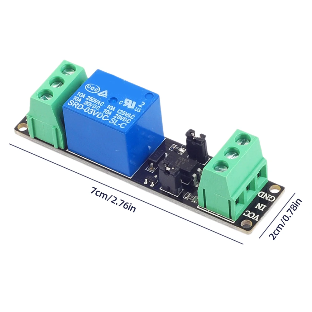 DC 3V/3.3V High Level Driver Module Output Signal Indicator Optocoupler Relay Module Microcontroller IO Port