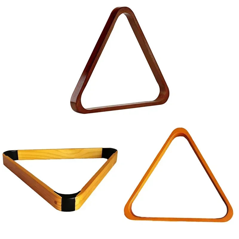 Billiard Triangle Rack 2-1/4 Pool Balls 8-Ball Triangle Rack 57.2mm Wood Durable Pool Tripod